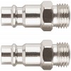 Адаптеры универсальные с внешней резьбой 1/4", 2 шт.