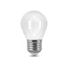 Лампа светодиодная филаментная LED 5 Вт 450 лм 4100К шар P45 нейтральный E27 AC 220В матовая колба Black Filament GAUSS (105202205)