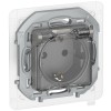 IEKINSPIRIA Розетка 1-местная с заземлением с защитными шторками и крышкой 16А IP44 673747