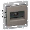 IEKVALENA Розетка компьютерная RJ45 категория 5Е UTP 6945381 капучино IEK