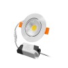 FL-LED Consta B 7W Aluminium 2700K хром 7Вт 560Лм (светильник встр. пов.)(S412) D=85мм d=68мм h=45мм