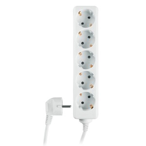 Удлинители бытовые с заземлением / Удлинитель JAZZway EX- 05G-500 (5 роз., 5,0 м., заземл.) (3326166)