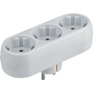 Разветвитель Navigator 94 672 NAD-L-3E-WH 3 гн. (в ряд) с/з
