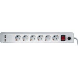 Сетевой фильтр Navigator 71 864 NSP-USB-06-180-ESC-3x1 сет фильтр, 6 гн 1.8м