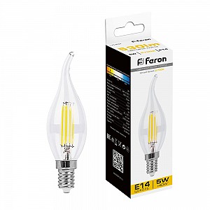 Лампа светодиодная, (5W) 230V E14 2700K, LB-59