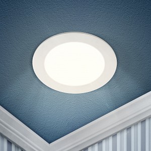 LED 1-18-4K Светильник светодиодный встраиваемый Даунлайт ЭРА LED 1-18-4K Slim панель 18Вт 4000К круглый