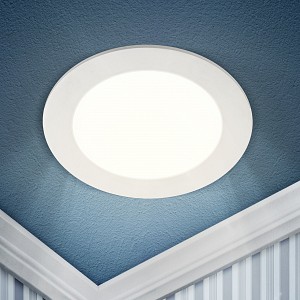 LED 1-24-4K Светильник светодиодный встраиваемый Даунлайт ЭРА LED 1-24-4K Slim панель 24Вт 4000К круглый