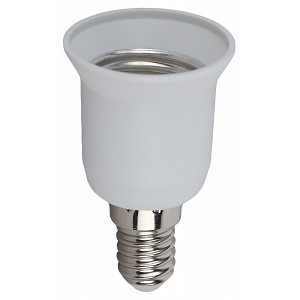 Купить ACS PRH-E14/E27-PLA-WH Переходник ЭРА E14-E27 пластиковый белый