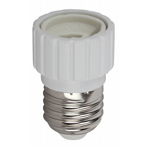 Купить ACS PRH-E27/GU10-PLA-WH Переходник ЭРА E27-GU10 пластиковый белый