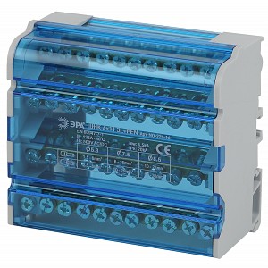 NO-224-16  Шины на DIN-рейку ЭРА NO-224-16 в корпусе кросс-модуль ШНК 4х11 3L+PEN