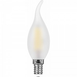 Лампа светодиодная, (5W) 230V E14 2700K матовая, LB-59