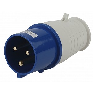 V-32-2P-PE-IP44  Вилка ЭРА V-32-2P-PE-IP44 переносная 023 2Р+РЕ 32А 220В IP44