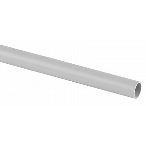 TRUB-50-PVC  Труба ПВХ гладкая жесткая ЭРА TRUB-50-PVC 3х метровая серая d 50мм 27м