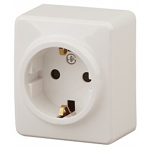 11-2204-02  Розетка ЭРА Эксперт 11-2204-02 с заземлением 2P+E Schuko со шторками 16A-250В IP20 ОУ слоновая кость