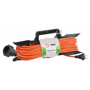 UFx-1-2x1.0-30m Удлинитель силовой ЭРА UFx-1-2x1.0-30m на рамке без заземления 1 розетка 30м ПВС 2х1мм2