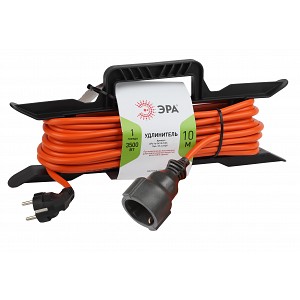 UFx-1e-3x1.5-10m Удлинитель силовой ЭРА UFx-1e-3x1.5-10m на рамке c заземлением 1 розетка 10м ПВС 3x1.5мм2