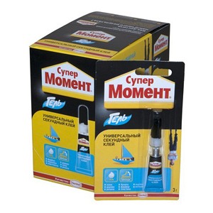 874569 Клей Момент 874569 Супер гель 3 гр блистер шоу-бокс