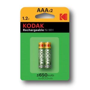 30955042-RU1  Аккумуляторы NiMH (никель-металлгидридные) Kodak HR03-2BL 650mАh [K3AHR-2/650mАh ]
