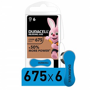 5005481  Батарейки Duracell ZA675-6BL