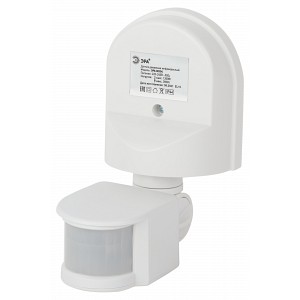 MD 04 Датчик движения ЭРА MD 04 настенный 1200 Вт 12м IP44