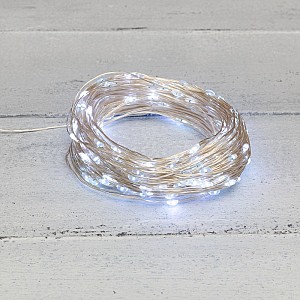 Гирлянда Роса с трансформатором, 20 м, 200 LED, белое свечение NEON-NIGHT