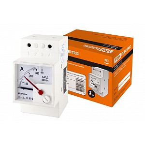 Амперметр А45Д 300/5А-1,5 (DIN-рейка) TDM