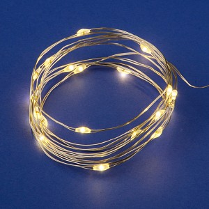 Гирлянды Uniel ULD-S0200-020/SСB/2AA WARM WHITE IP20 DEW