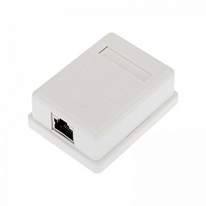 Купить Розетка компьютерная внешняя, 1-порт RJ-45 (8P8C), STP, CAT 6 REXANT Розетка компьютерная внешняя, 1-порт RJ-45 (8P8C), STP, CAT 6 REXANT