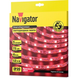 СД Лента Navigator 14 472 NLS-2835RST72-6-IP20-12V