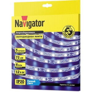 СД Лента Navigator 14 473 NLS-2835BST72-6-IP20-12V