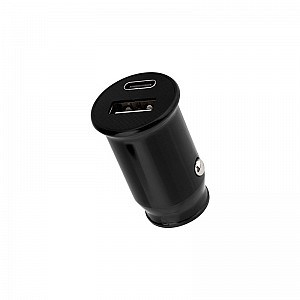 Купить Автомобильное зарядное устройство c двумя портами USB-A+Type-С 12Вт REXANT