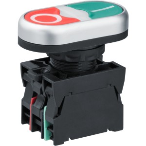 Кнопка Navigator 82 810 NBI-B-03 I-0 d22мм 230В NO+NC