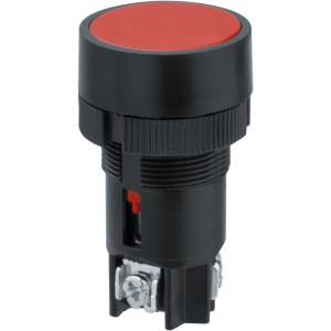 Кнопка Navigator 82 812 NBI-B-04-R Стоп красная d22мм NC