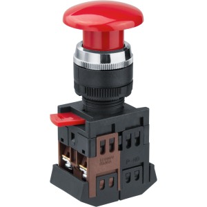 Кнопка Navigator 82 813 NBI-B-05 Грибок d22мм NO+NC