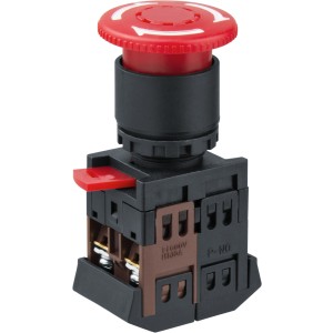 Кнопка Navigator 82 814 NBI-B-06 Грибок поворотн.блокировка d22мм NO+NC
