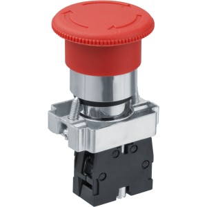 Кнопка Navigator 82 815 NBI-B-07 Грибок поворотн.блокировка d22мм NC