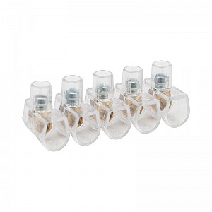 Концевой зажим винтовой изолированный КЗВИ 2,5 мм² (5х1) (20 шт./уп.) REXANT