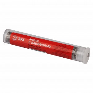 PL-PR01  Припой ЭРА PL-PR01 для пайки с канифолью 16-17 гр. O 1.0 мм (Sn60 Pb40 Flux 2.2%)