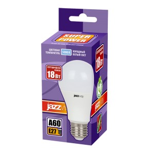 Лампы светодиодные / PLED- SP A60 18w E27 5000K 230/50 Jazzway (5006218A)