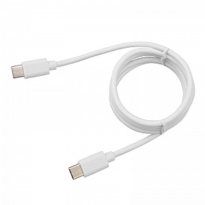 Кабель Type-C - Type-C, 3A, 1м, ПВХ, белый REXANT
