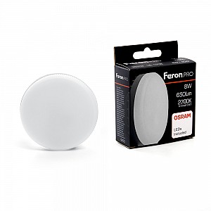 Лампа cветодиодная, (8W) 230V GX53 2700K, LB-1508 OSRAM LED