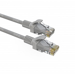 PC-1.5U-A Патч корд ЭРА SIMPLE U/UTP неэкранированный 1,5 м, категория 5e, серый