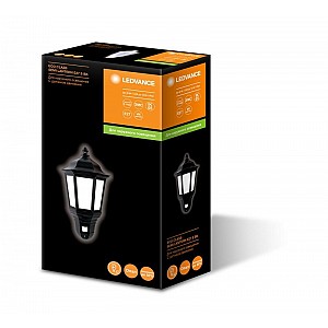 SEMILANTERN E27 S BK IP44, sensor - уличн. БРА(классик) - LEDV ECOCLASS свет-к