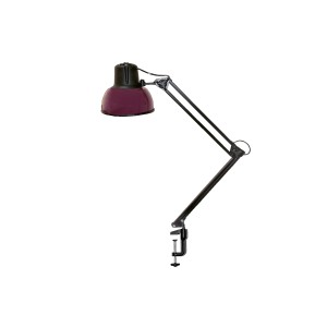 Бета-К НДБ37-60-159 (220В, 60Вт, ЛОН/LED Е27, на струбцине МС) настол., без лампы, фиолетовый