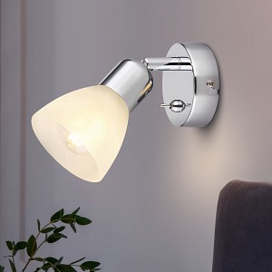 7051-701 Светильник настенно-потолочный спот Rivoli Keila 7051-701 1 х Е14 40 Вт поворотный с выключателем