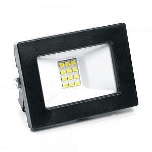 Прожектор светодиодный 2835SMD, 10W 4000K AC230V/50Hz IP65, черный в компактном корпусе, SFL90-10