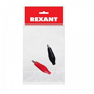 Купить Зажим «Крокодил» 5А, 40мм, в изоляторе REXANT