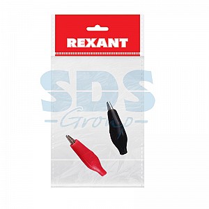 Зажим «Крокодил» 5А, 46мм, в изоляторе REXANT
