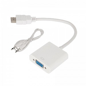Купить Переходник штекер HDMI - гнездо VGA, провод + шнур стерео 3,5мм REXANT Переходник штекер HDMI - гнездо VGA, провод + шнур стерео 3,5мм REXANT