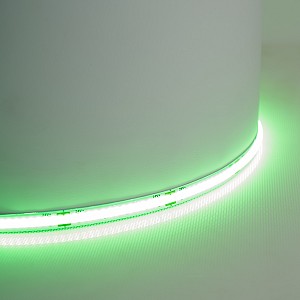 Лента светодиодная 320SMD(2110) 10Вт/м 24V 5000*8*1.8мм IP20, зеленый, LS530 FERON